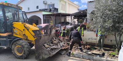 Dikmen Belediyesi, Aknar Sitesi’nde kaldırım ve çevre düzenleme çalışmaları başlattı