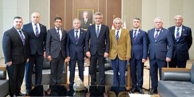 Cumhurbaşkanı Erhürman, Emekli Subaylar Derneği heyetini kabul etti