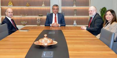 Cumhurbaşkanı Erhürman, UNDP Kıbrıs Ofisi Direktörü Khaydarov ile görüştü