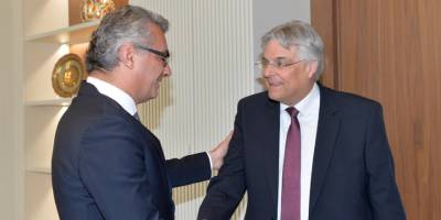 Erhürman, Almanya'nın Lefkoşa Büyükelçisi Jugel ile görüştü