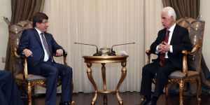 Davutoğlu Eroğlu ile görüştü