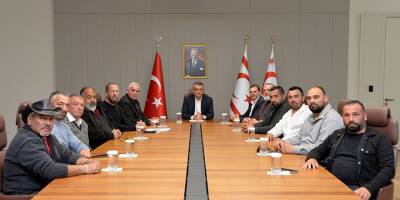 Erhürman, Hayvancılar Birliği heyetiyle görüştü