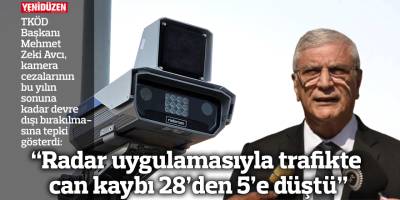 “Radar uygulamasıyla trafikte can kaybı 28’den 5’e düştü”