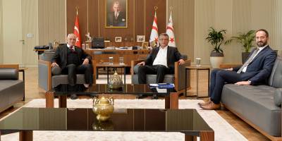 Cumhurbaşkanı Erhürman, Cumhuriyet Meclisi AKPA Heyeti ile görüştü