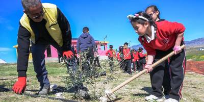 LTB iş birliğinde Hamitköy’de fidan dikimi yapıldı