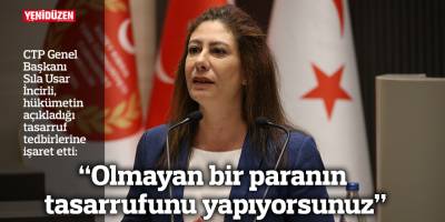 “Olmayan bir paranın tasarrufunu yapıyorsunuz”