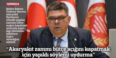 “Akaryakıt zammı bütçe açığını kapatmak için yapıldı söylemi uydurma”