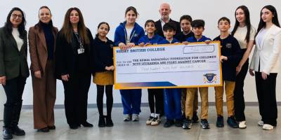 Necat British College okullarından Kemal Saraçoğlu Vakfı’na 407 bin TL’lik bağış