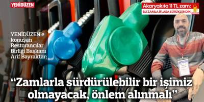 “Zamlarla sürdürülebilir bir işimiz olmayacak, önlem alınmalı”