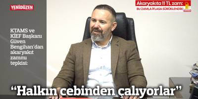 “Halkın cebinden çalıyorlar”