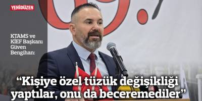 "Kişiye özel tüzük değişikliği yaptılar, onu da beceremediler"