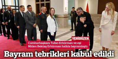 Bayram tebrikleri kabul edildi