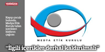 “İlgili içerikler derhal kaldırılmalı”