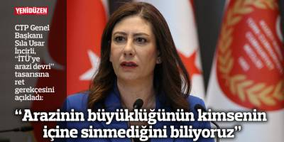 “Arazinin büyüklüğünün kimsenin içine sinmediğini biliyoruz”