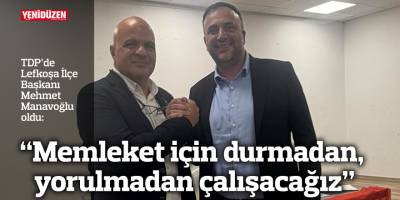 “Memleket için durmadan, yorulmadan çalışacağız”