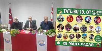 Tatlısu Ot Kültür Festivali pazar günü yapılıyor