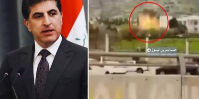 Barzani'nin konutu 'drone'la bombalandı