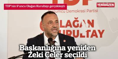 Başkanlığına yeniden Zeki Çeler seçildi