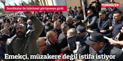 Emekçi, müzakere değil istifa istiyor