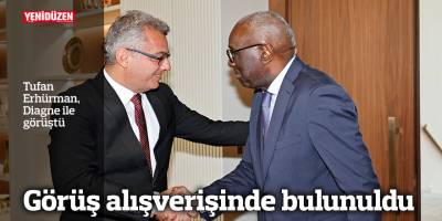 Tufan Erhürman, Diagne ile görüştü 
