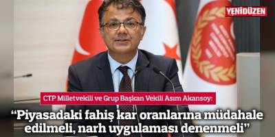 “Piyasadaki fahiş kar oranlarına müdahale edilmeli, narh uygulaması denenmeli”