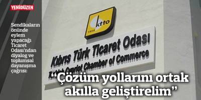 “Çözüm yollarını ortak akılla geliştirelim”