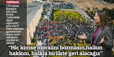 “Hiç kimse moralini bozmasın, halkın hakkını, halkla birlikte geri alacağız”