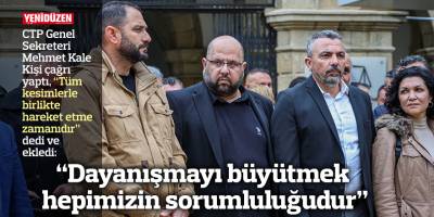 “Dayanışmayı büyütmek hepimizin sorumluluğudur”