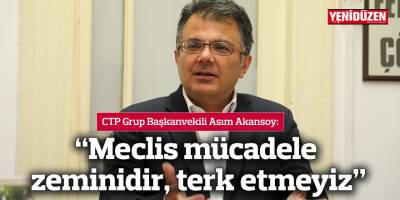 “Meclis mücadele zeminidir, terk etmeyiz”