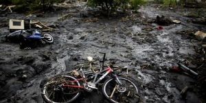 Sel felaketi yüzüzünden mayın patladı