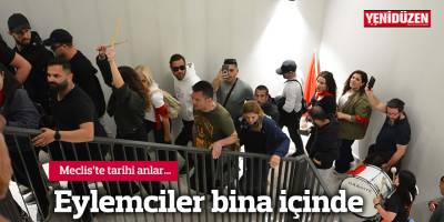 Meclis'te tarihi anlar... Eylemciler bina içinde!