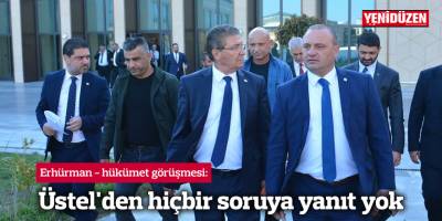 Üstel'den hiçbir soruya yanıt yok