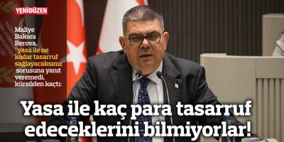 Yasa ile kaç para tasarruf edeceklerini bilmiyorlar!