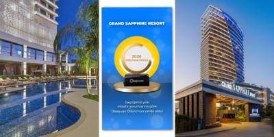 Grand Sapphire Resort, “Türkiye’nin En Beğenilen İlk 100 Oteli” arasında