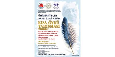 “Üniversiteler Arası 2. Ali Nesim Kısa Öykü Yarışması” için başvurular başladı