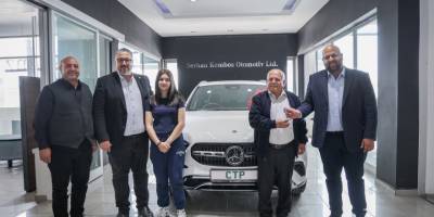 CTP Piyangosu’nun talihlisi Mercedes aracı teslim aldı