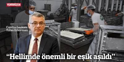“Hellimde önemli bir eşik aşıldı”