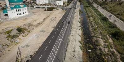 Gazimağusa Belediyesi, Büyük Sanayi Bölgesi girişindeki trafik düzenlemesini tamamladı