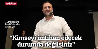 “Kimseyi imtihan edecek durumda değilsiniz”