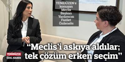 “Meclis’i askıya aldılar; tek çözüm erken seçim”