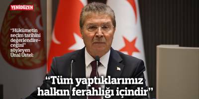 “Tüm yaptıklarımız halkın ferahlığı içindir” 