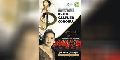 DAB Altın Kalpler Korosu, yarın akşam YDÜ AKM'de konser verecek