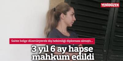 3 yıl 6 ay hapse mahkum edildi