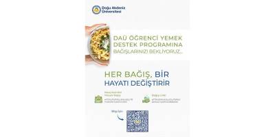 DAÜ ücretsiz yemek programı devam ediyor