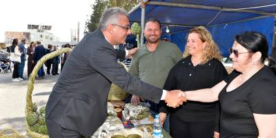 Cumhurbaşkanı Erhürman, 14. Mormenekşe Enginar Festivali'ne katıldı