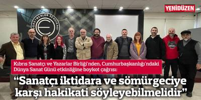 "Sanatçı iktidara ve sömürgeciye karşı hakikati söyleyebilmelidir"