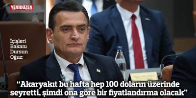 “Akaryakıt bu hafta hep 100 doların üzerinde seyretti, şimdi ona göre bir fiyatlandırma olacak”