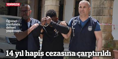 14 yıl hapis cezasına çarptırıldı