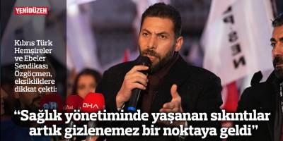 “Sağlık yönetiminde yaşanan sıkıntılar artık gizlenemez bir noktaya geldi"