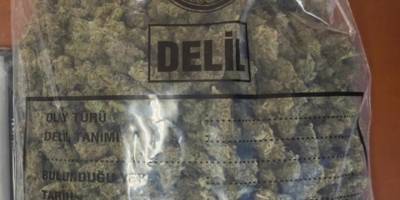 Güneyden gelen turistin aracında bir kilogram uyuşturucu bulundu